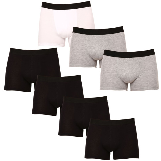 7PACK herenboxershort Nedeto veelkleurig (7NDTB1002)