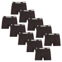 10PACK herenboxershort Nedeto Rebel zwart (10NBR001)