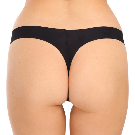 Dames string Calvin Klein naadloos zwart (D3428E-001)