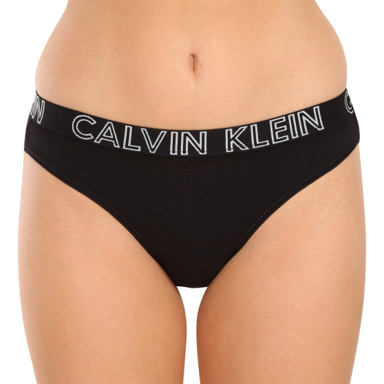 Dames slip Calvin Klein zwart (QD3637E-001)