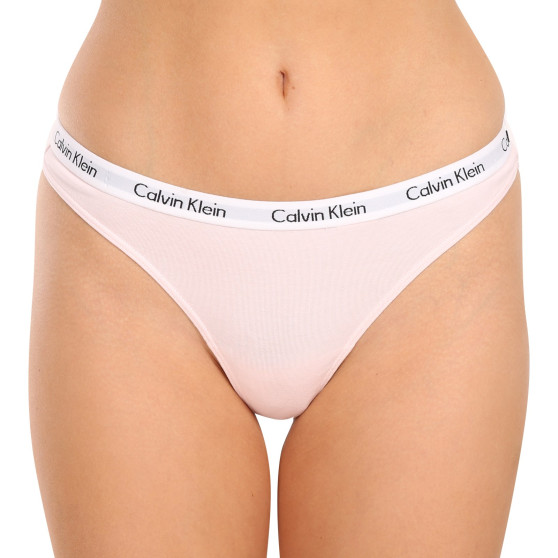 Dames string Calvin Klein roze (D1617A-2NT)