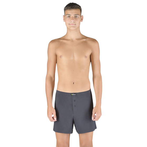 Herenboxershort Gino bamboe grijs (75194)