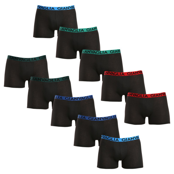 10PACK herenboxershort Gianvaglia zwart (021)