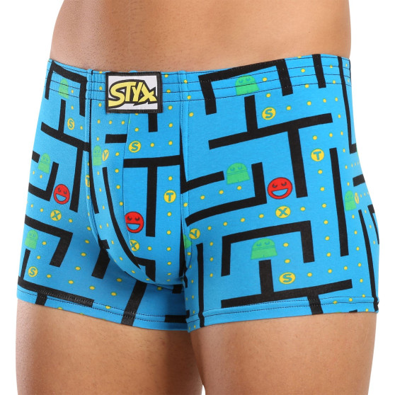 Herenboxershort Styx kunst klassiek rubber spel (Q1259)