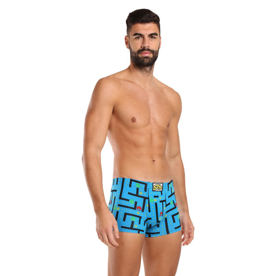 Herenboxershort Styx kunst klassiek rubber spel (Q1259)