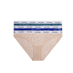 3PACK Dames slip Calvin Klein oversized multicolour (QD5080E-GP8)