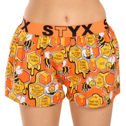 Damesboxershorts Styx kunst sport rubberen bijen (T1654)