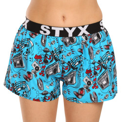 Damesboxershorts  Styx kunst sport rubber muziek (T1558)