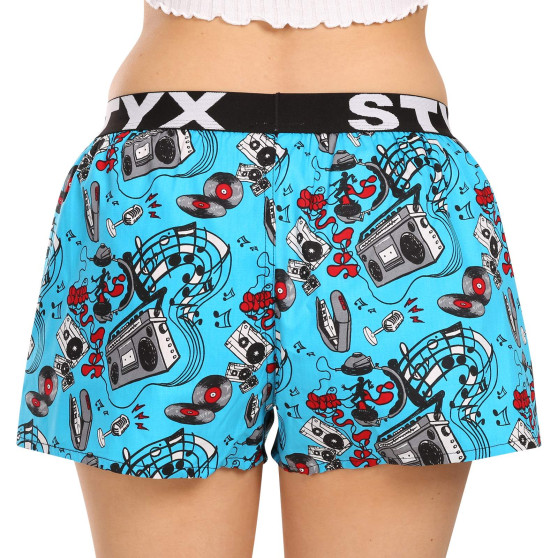 Damesboxershorts  Styx kunst sport rubber muziek (T1558)