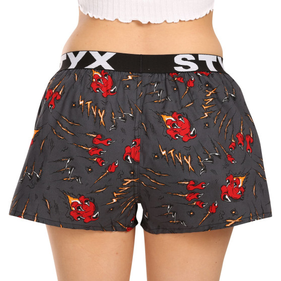 Vrouwen shorts Styx kunst sport rubberen klauwen (T1552)