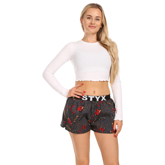 Vrouwen shorts Styx kunst sport rubberen klauwen (T1552)