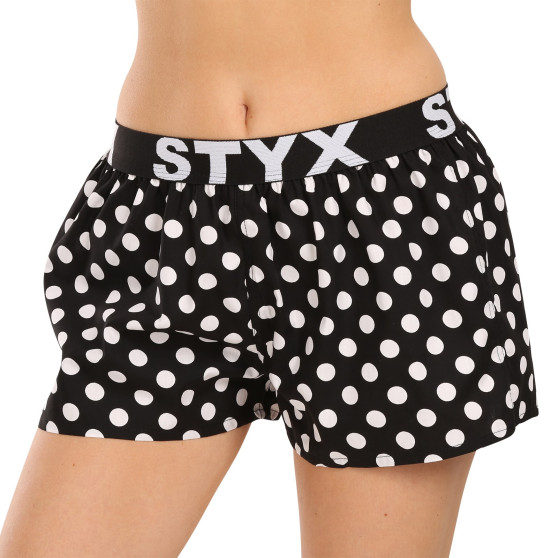 Damesboxershorts Styx kunst sport rubber stippen (T1650)