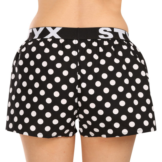 Damesboxershorts Styx kunst sport rubber stippen (T1650)