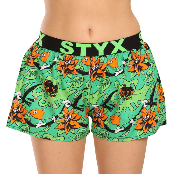 Damesboxershorts Styx kunst sport rubber tropic (T1557)