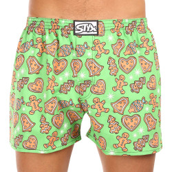 Herenboxershort Styx art classic rubber oversized christmas gingerbread (E1753)