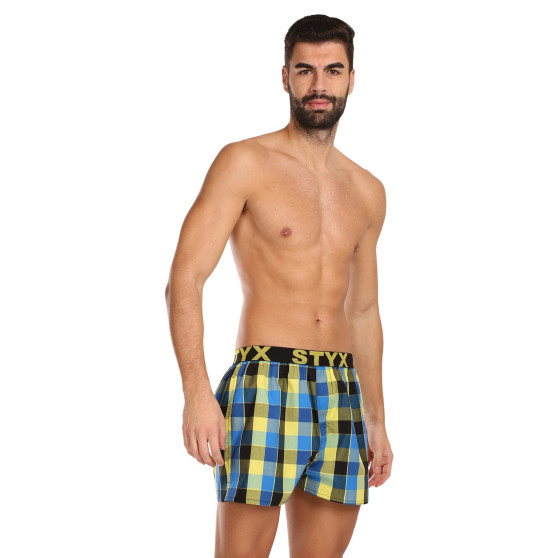 Herenboxershort Styx sport elastisch meerkleurig (B1015)