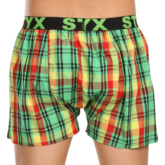 Herenboxershort Styx sport elastisch meerkleurig (B1018)