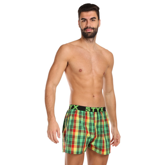 Herenboxershort Styx sport elastisch meerkleurig (B1018)