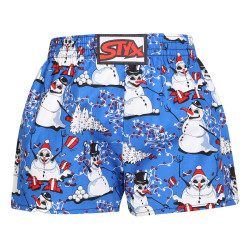 Kindershort Styx kunst klassieke rubberen kerst sneeuwpoppen (J1751)