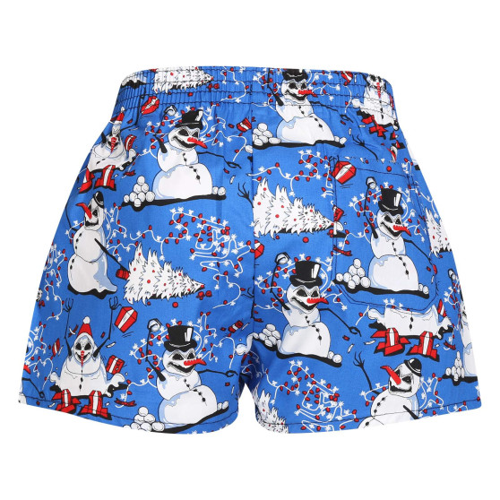 Kindershort Styx kunst klassieke rubberen kerst sneeuwpoppen (J1751)