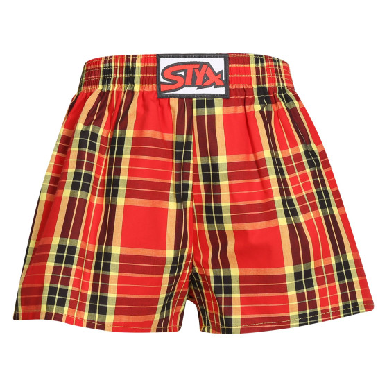 Kindershort Styx klassiek elastisch meerkleurig (J1014)