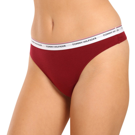 3PACK dames string Tommy Hilfiger veelkleurig (UW0UW04894 0R3)