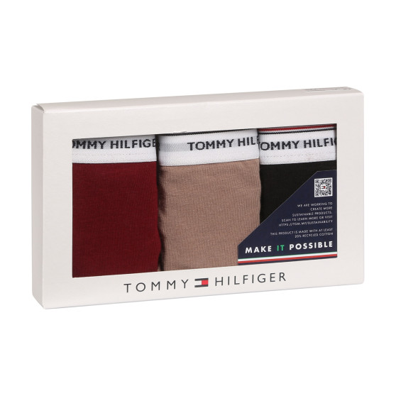 3PACK dames string Tommy Hilfiger veelkleurig (UW0UW04894 0R3)