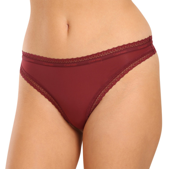 3PACK dames string Calvin Klein veelkleurig (QD5151E-I24)