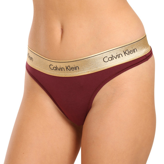 Dames string Calvin Klein rood (QF7449E-GEX)