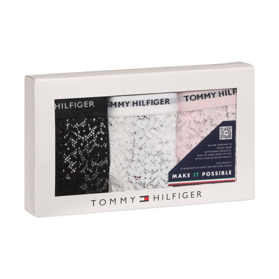 3PACK dames string Tommy Hilfiger veelkleurig (UW0UW04896 0SK)