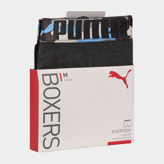 2PACK herenboxershort Puma veelkleurig (701223660 002)