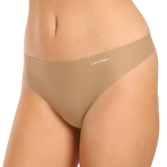 5PACK dames string Calvin Klein naadloos multicolour (QD5147E-HW1)