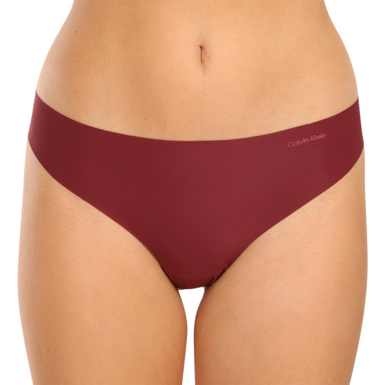 5PACK dames string Calvin Klein naadloos multicolour (QD5147E-HW1)