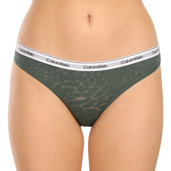 3PACK Dames slip Calvin Klein oversized multicolour (QD5080E-GP6)