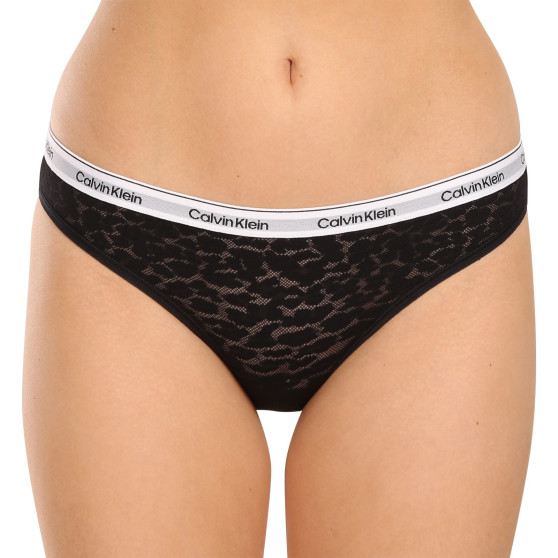 3PACK Dames slip Calvin Klein oversized multicolour (QD5080E-GP6)