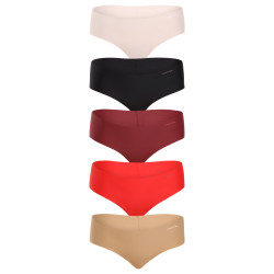 5PACK Dames slip Calvin Klein naadloos multicolour (QD5148E-HW1)