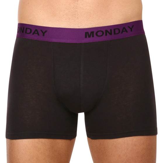 7PACK herenboxershort Nedeto zwart (7NB001-week)