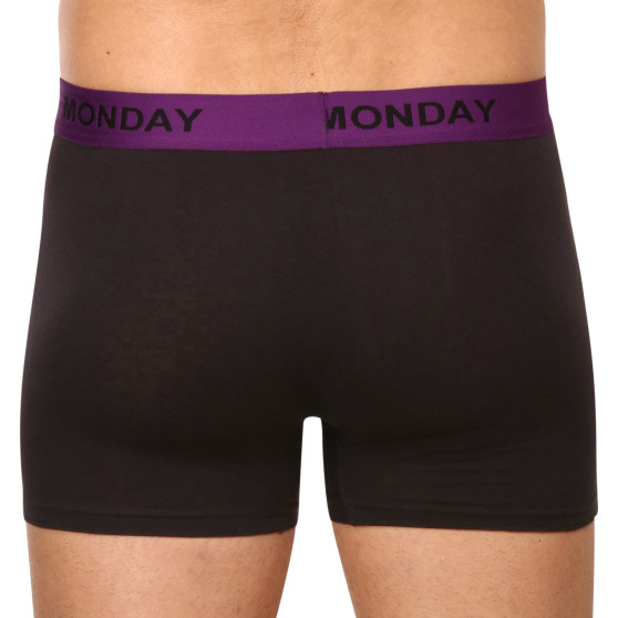 7PACK herenboxershort Nedeto zwart (7NB001-week)