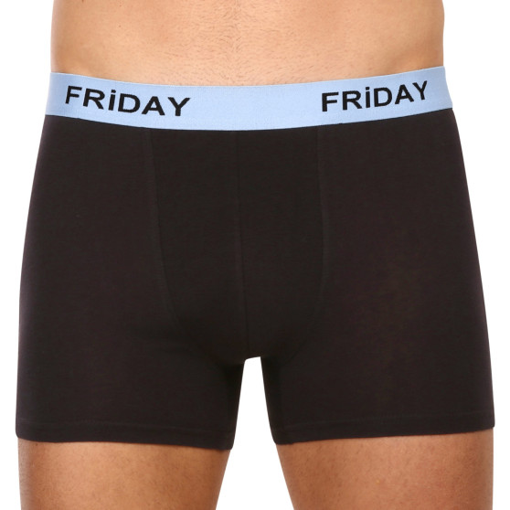 7PACK herenboxershort Nedeto zwart (7NB001-week)