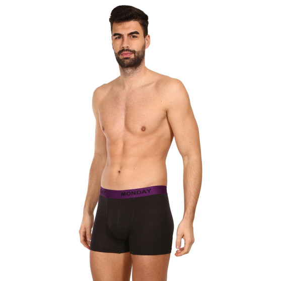 7PACK herenboxershort Nedeto zwart (7NB001-week)