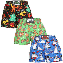 3PACK kindershort Styx art classic rubber veelkleurig (3J17134)