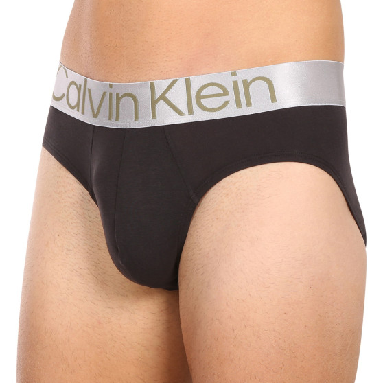 3PACK herenslip Calvin Klein zwart (NB3129A-GIW)