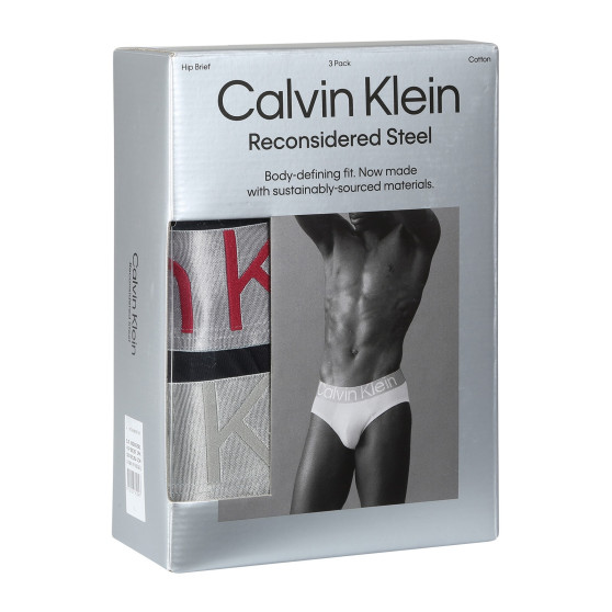 3PACK herenslip Calvin Klein zwart (NB3129A-GIW)