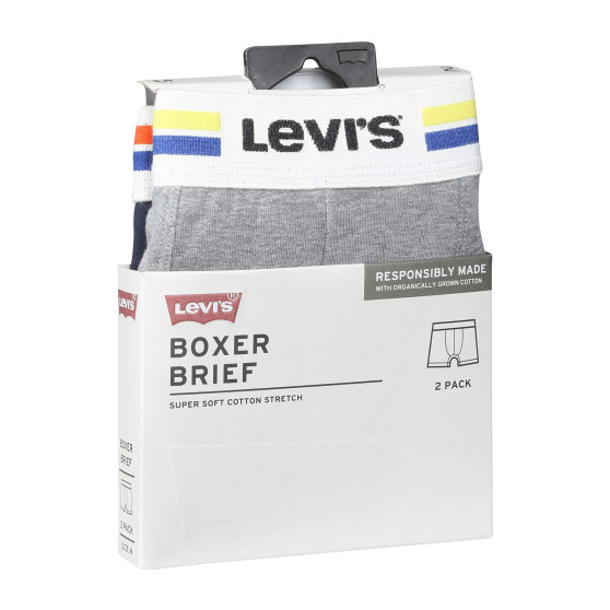 2PACK herenboxershort Levis veelkleurig (701222843 009)