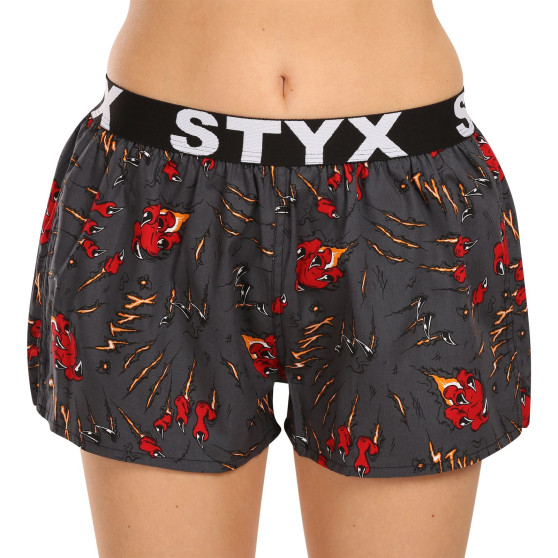 3PACK Damesboxershorts Styx art sport rubber veelkleurig (3T15245)