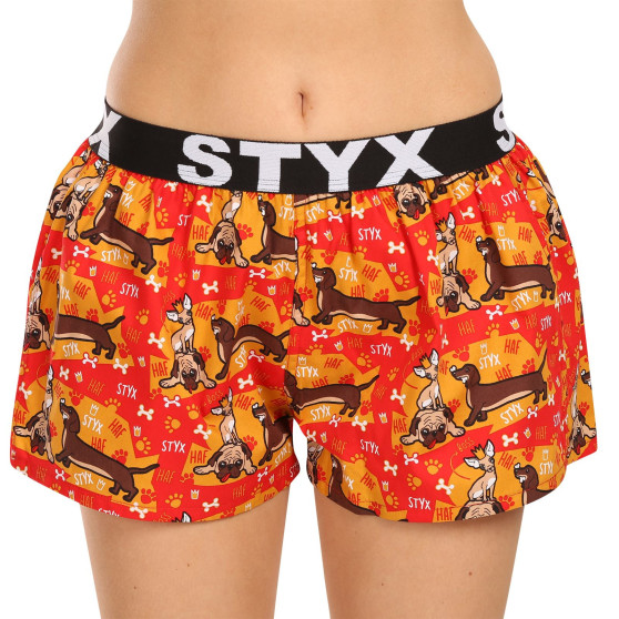 3PACK Damesboxershorts Styx art sport rubber veelkleurig (3T15245)