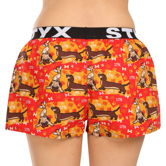 3PACK Damesboxershorts Styx art sport rubber veelkleurig (3T15245)