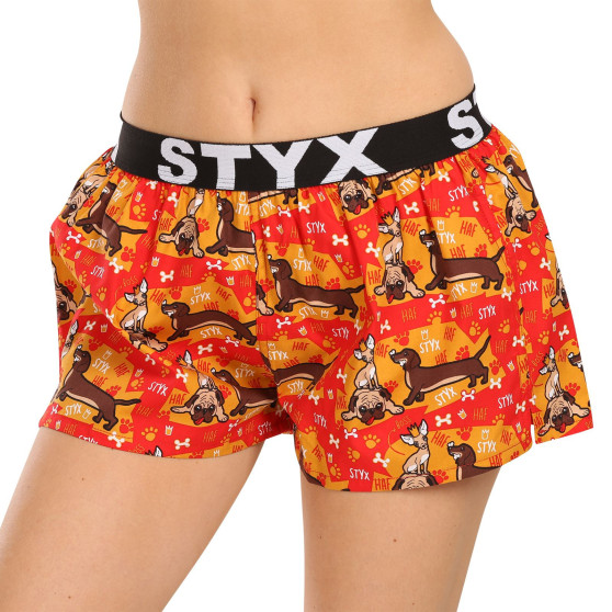 3PACK Damesboxershorts Styx art sport rubber veelkleurig (3T15245)