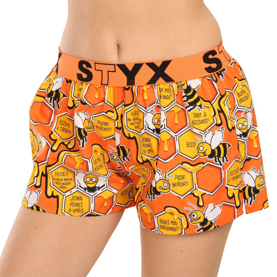 5PACK Damesboxershorts Styx art sport rubber veelkleurig (5T1367834)