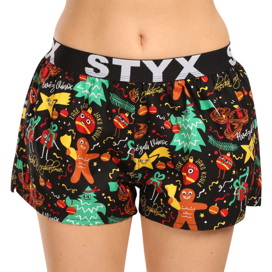 3PACK Damesboxershorts Styx art sport rubber veelkleurig (3T17134)